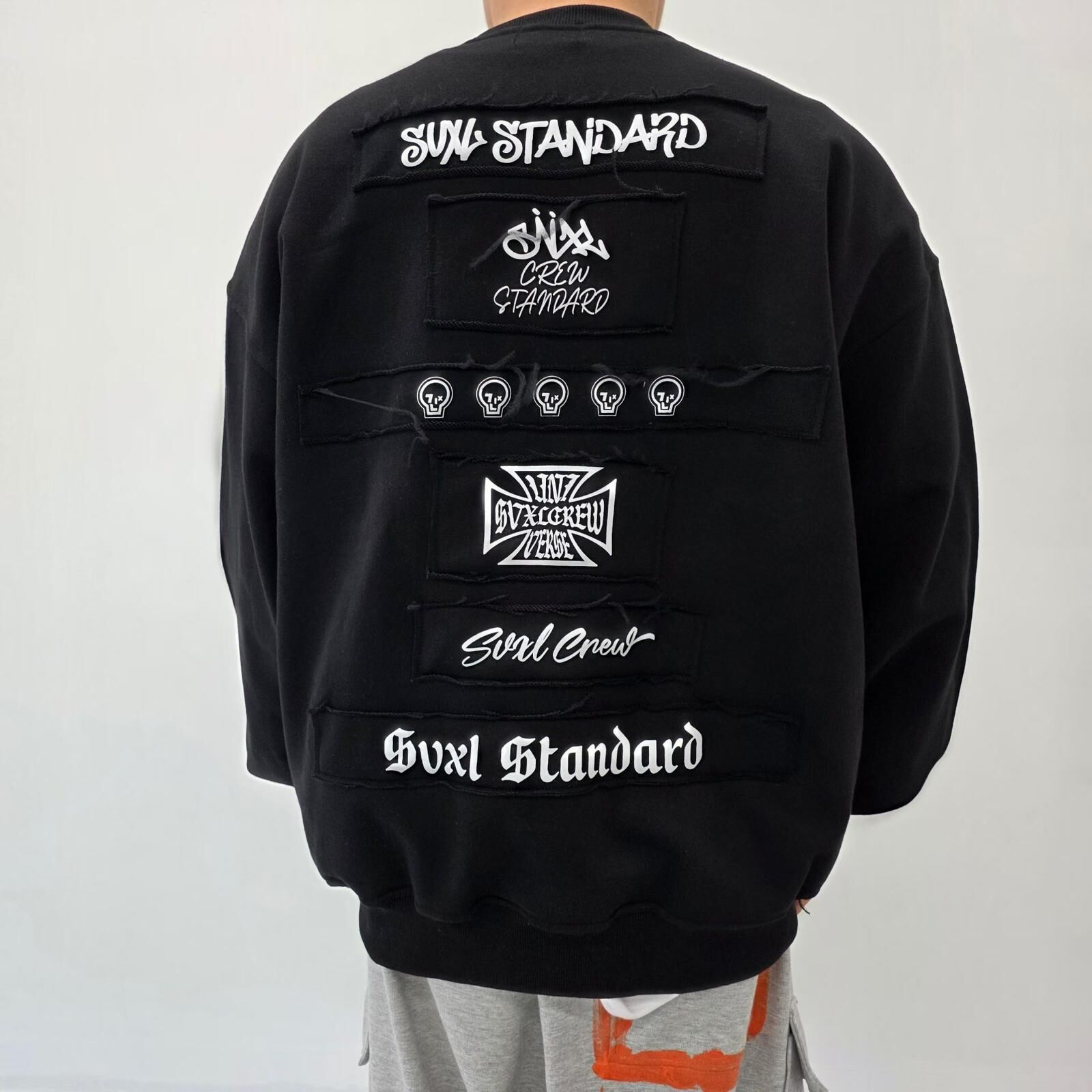 英文字圖案衛衣 SVXL-101T