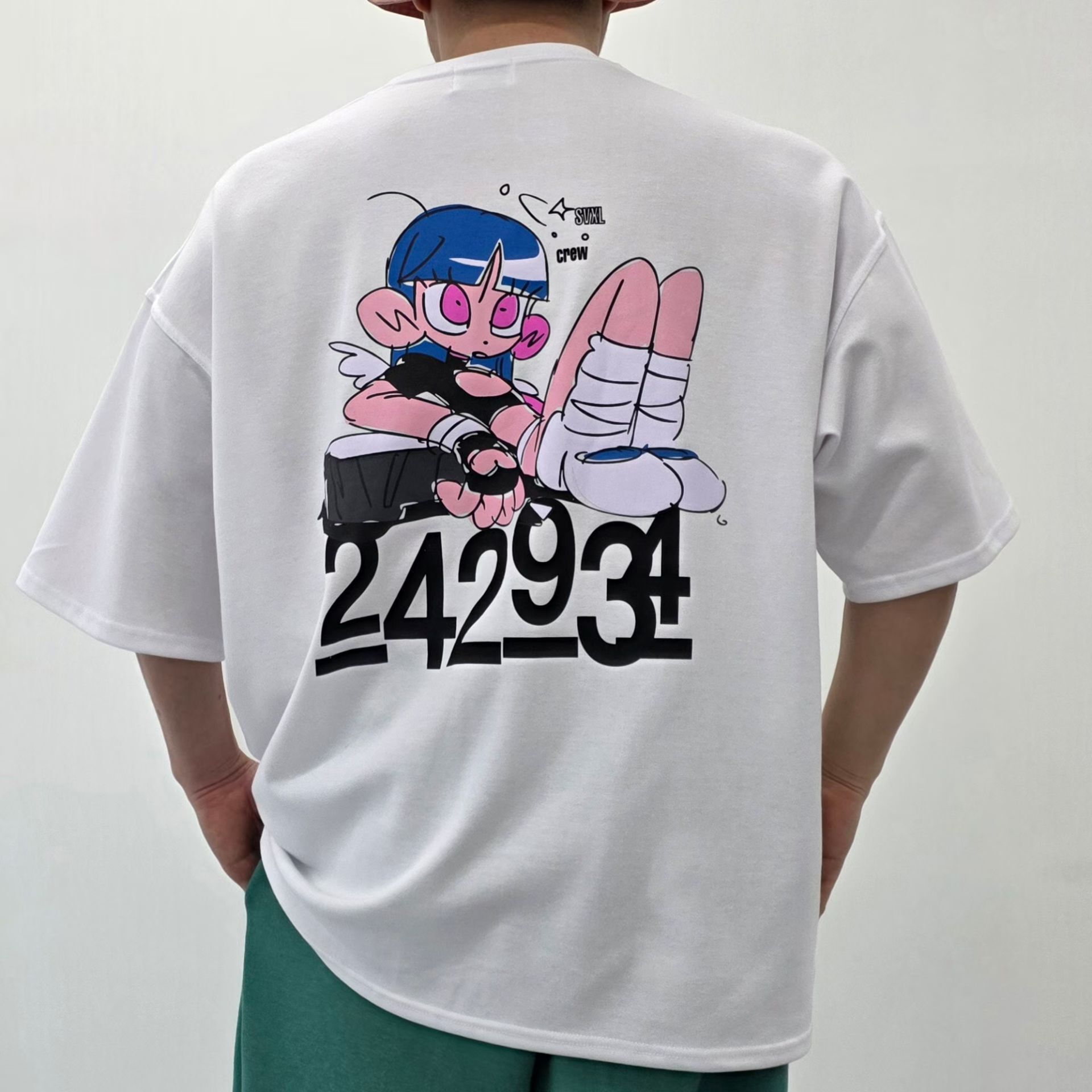 圖案英文字短袖Tee SVXL-102T