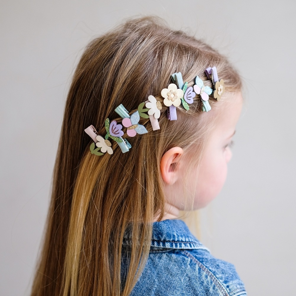 Mimi & Lula 花漾花園-繽紛小花迷你髮夾8入