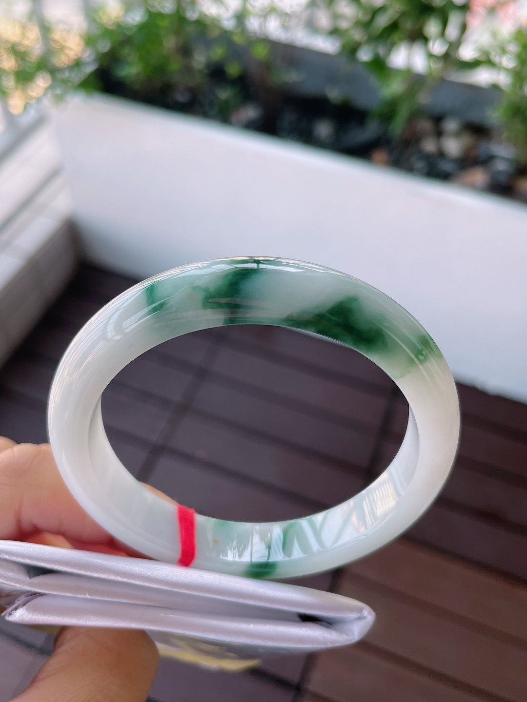 冰飄花正圈翡翠手鐲,天然翡翠A玉, 緬甸玉, Jade, Jadeite