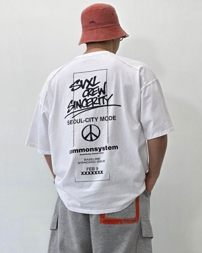 洗水英文字短袖Tee SVXL-103T