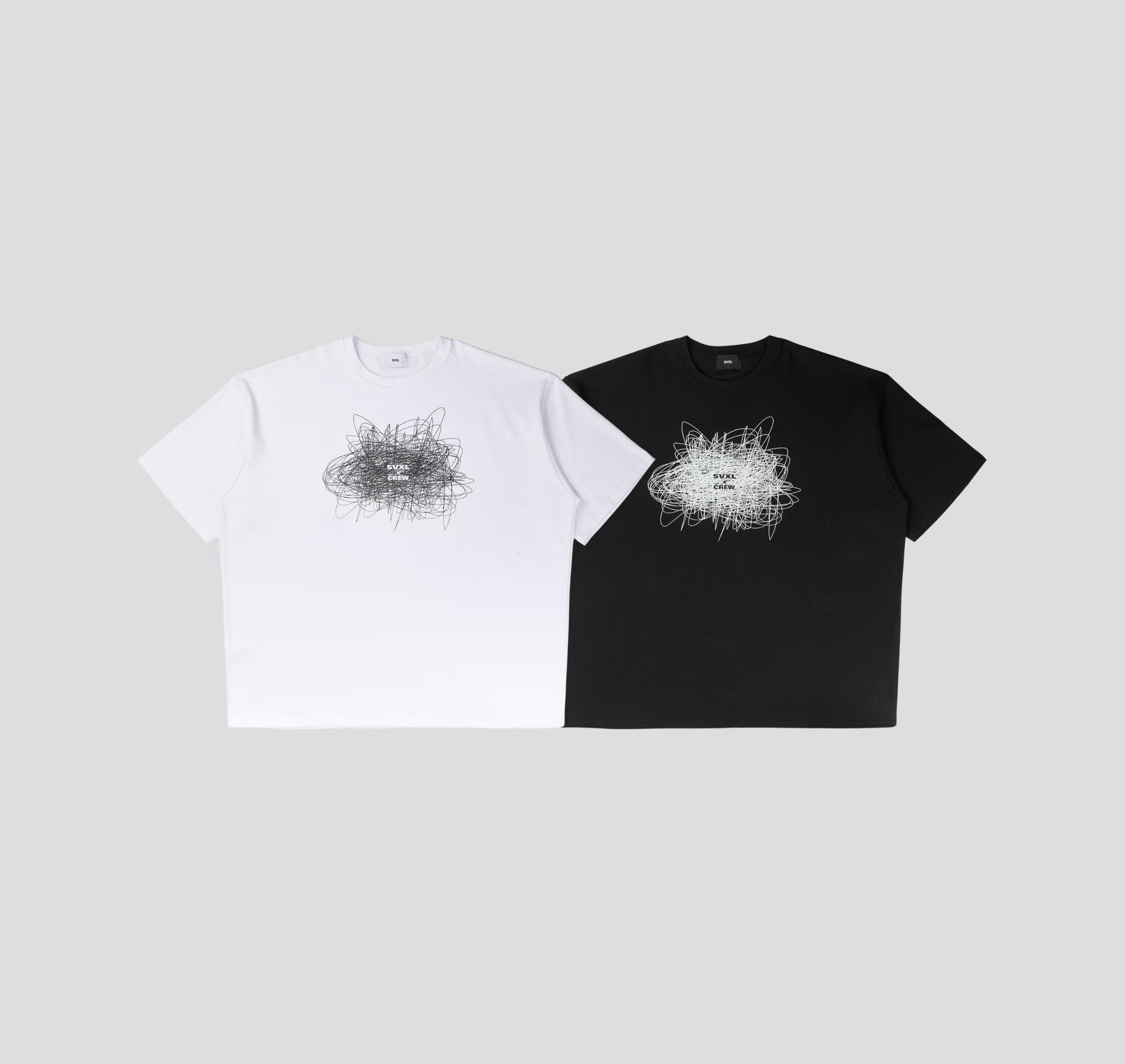 OverSize英文字圖案短袖Tee  SVXL-104T