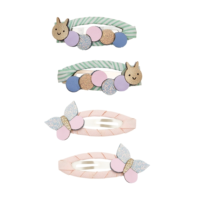 Mimi & Lula 花漾花園-昆蟲花園滴答夾4入