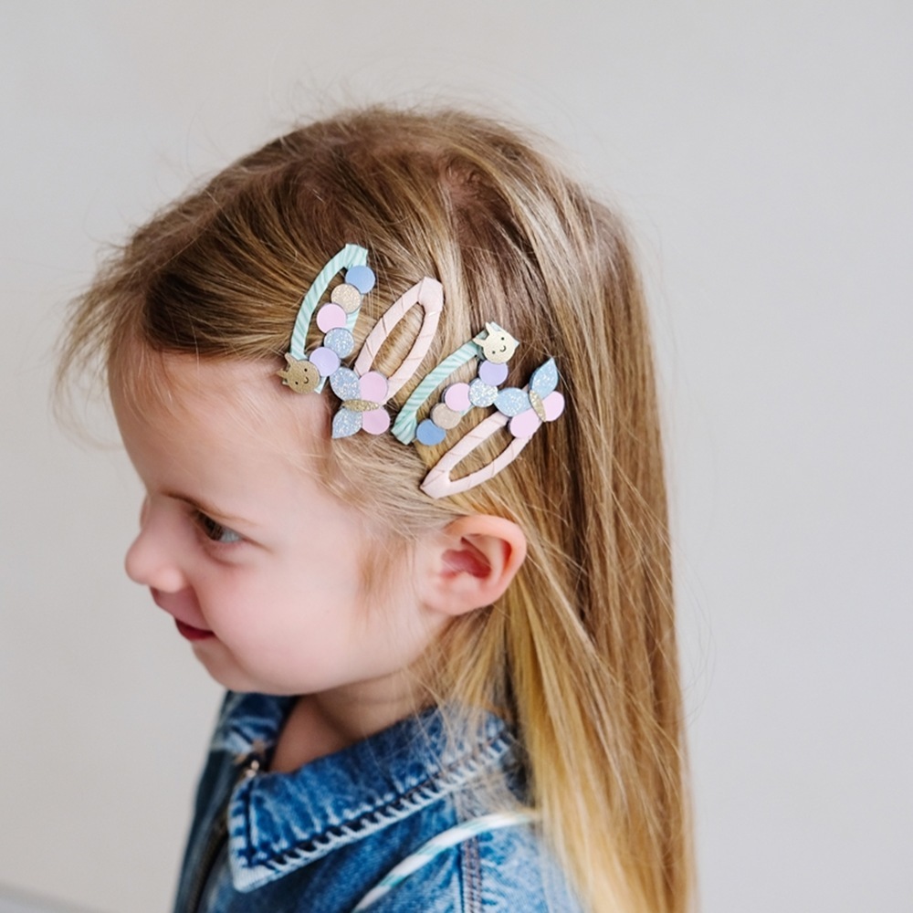 Mimi & Lula 花漾花園-昆蟲花園滴答夾4入