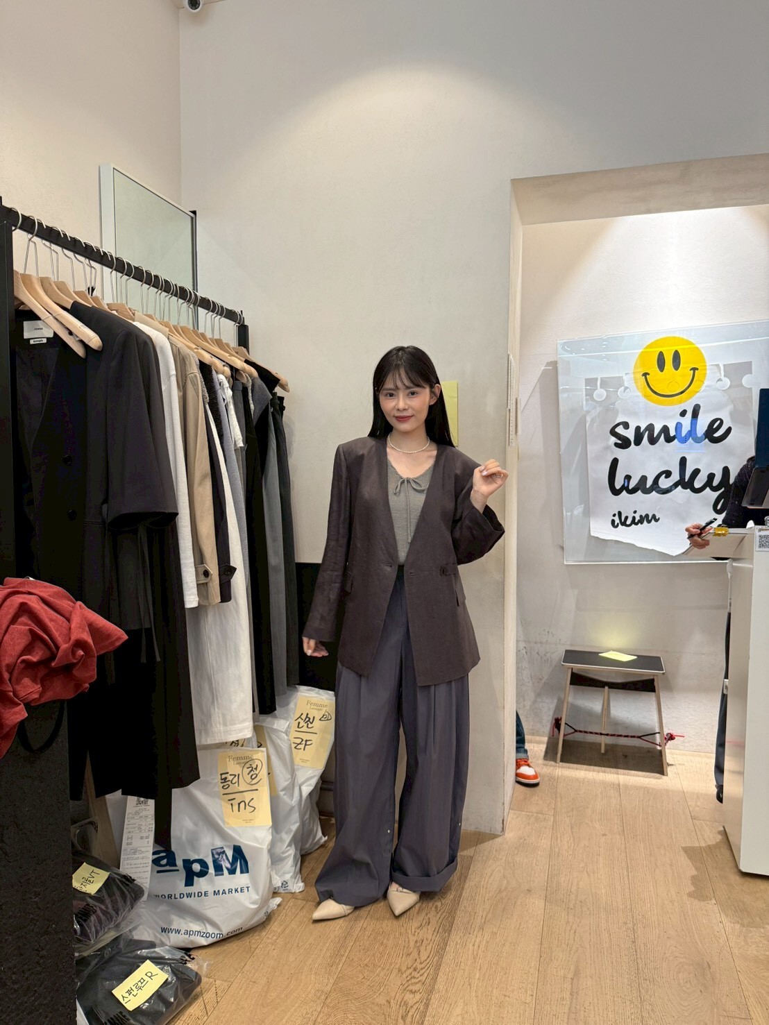 LF6031 男友版型西裝外套