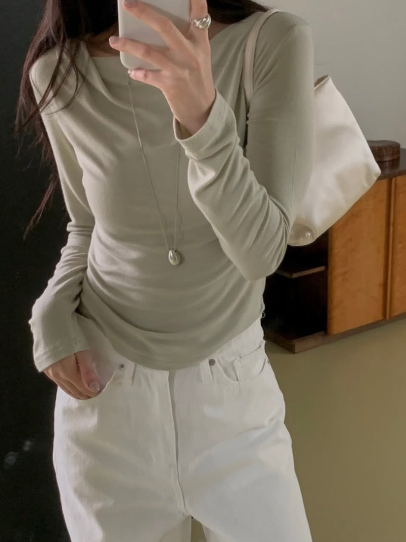 Nadia Draped Top [ 5 colors / Free ]