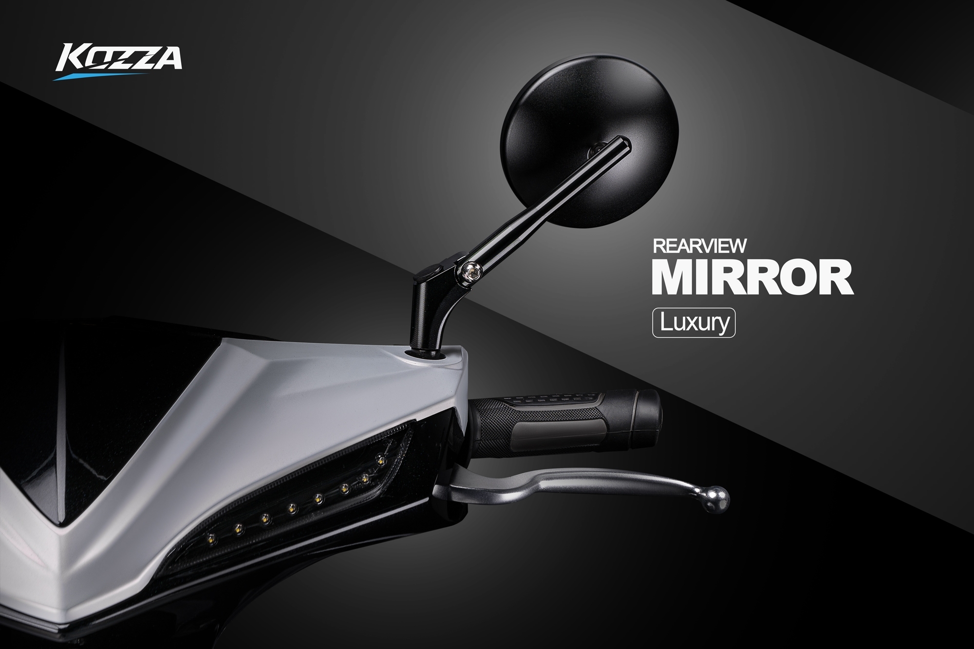 KOZZA RM01 後照鏡 鋁合金 可調 車鏡