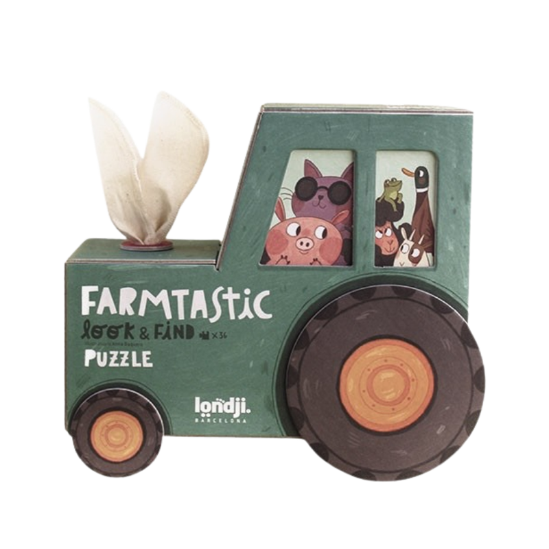 西班牙Londji 歡樂農場找找看拼圖