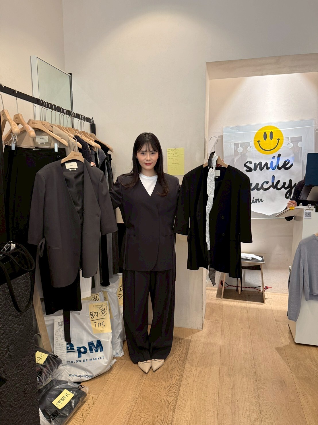 LF6032 中袖綁帶西裝外套