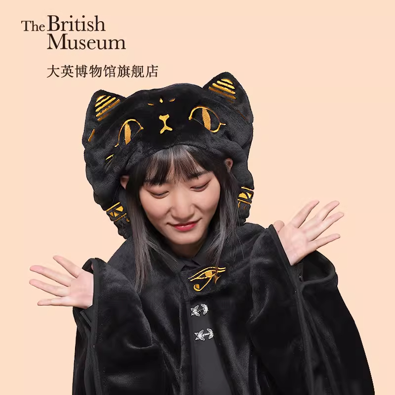 大英博物館｜埃及安德森貓｜披肩毛毯