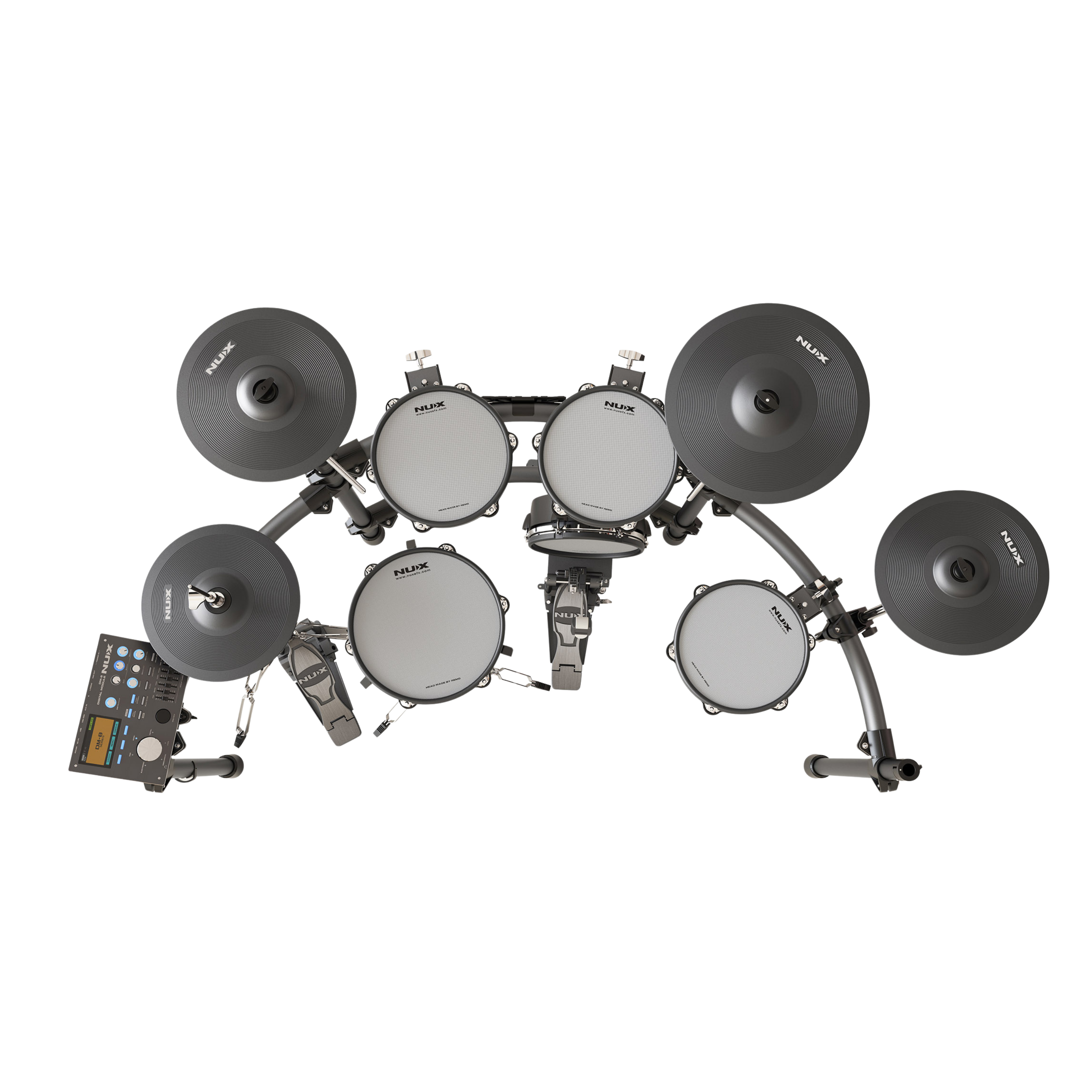NUX DM-8 全網狀鼓面 電子鼓 五粒組
