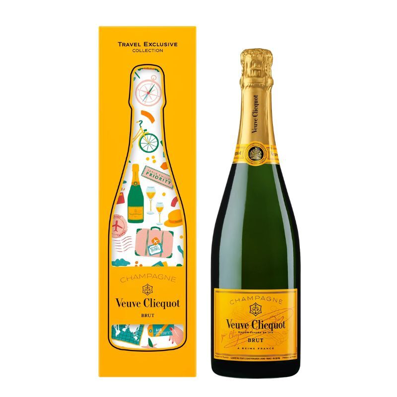 Veuve Clicquot Brut 750mL (Travel Exclusive Gift Box)
