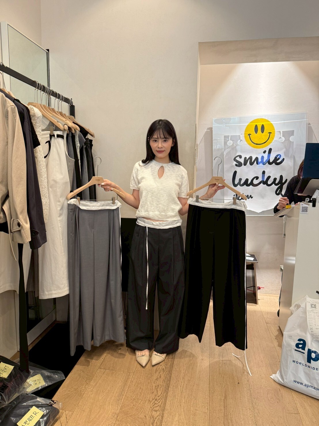 LF6021 抓摺西裝長褲