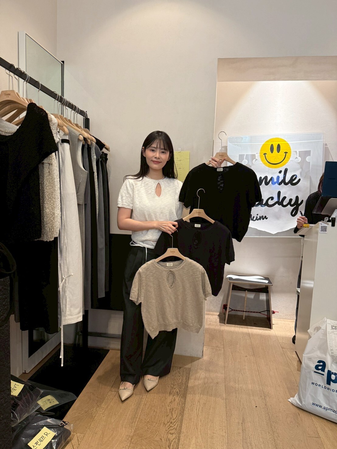 LF6025 小性感雪花紋短袖上衣