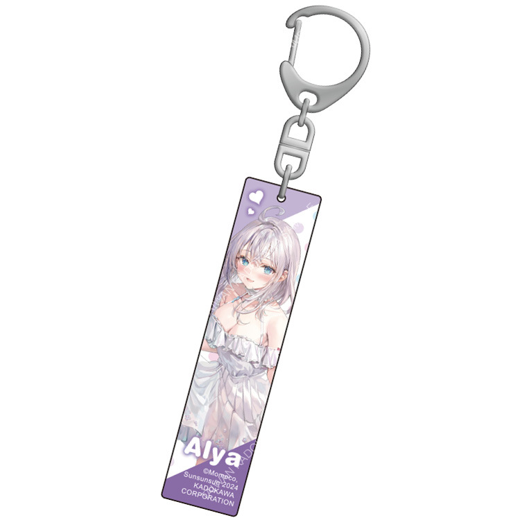 不時輕聲地以俄語遮羞的鄰座艾莉同學(原作) 長條壓克力鑰匙圈 F