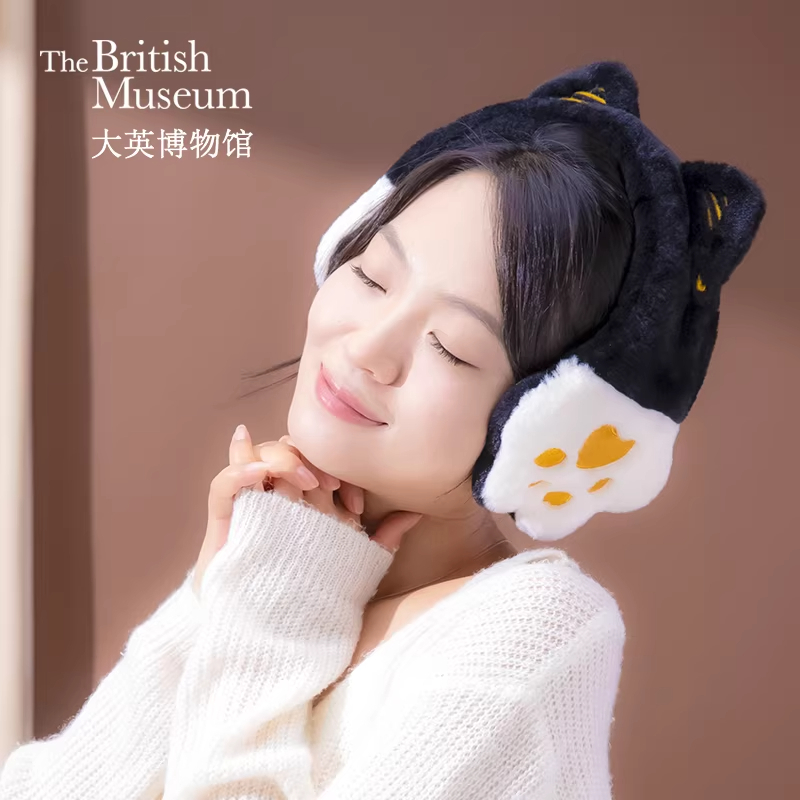 大英博物館｜安德森貓和她的朋友們系列｜萌貓毛絨耳罩
