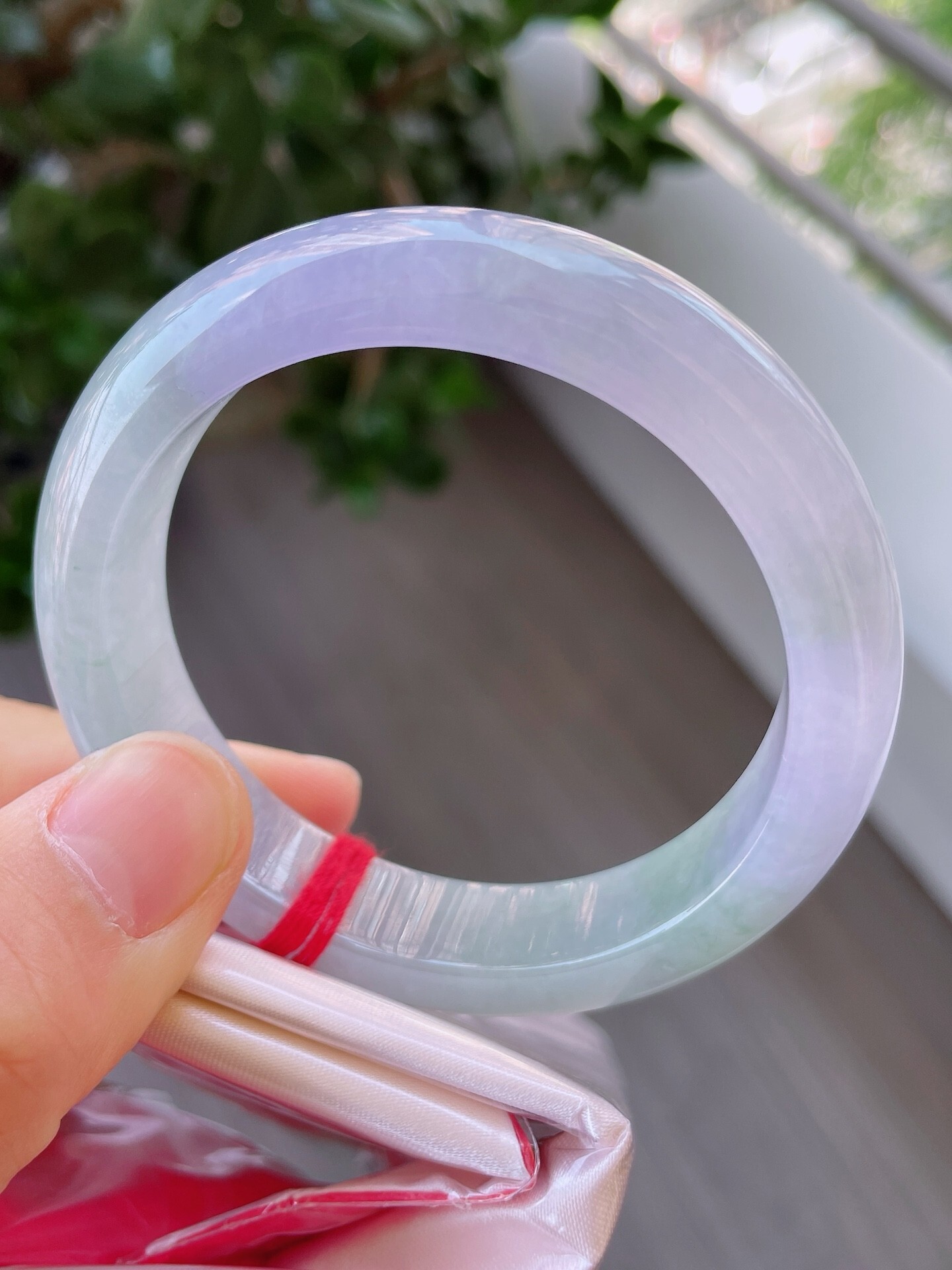 冰紫正圈翡翠手鐲,天然翡翠A玉, 緬甸玉, Jade, Jadeite