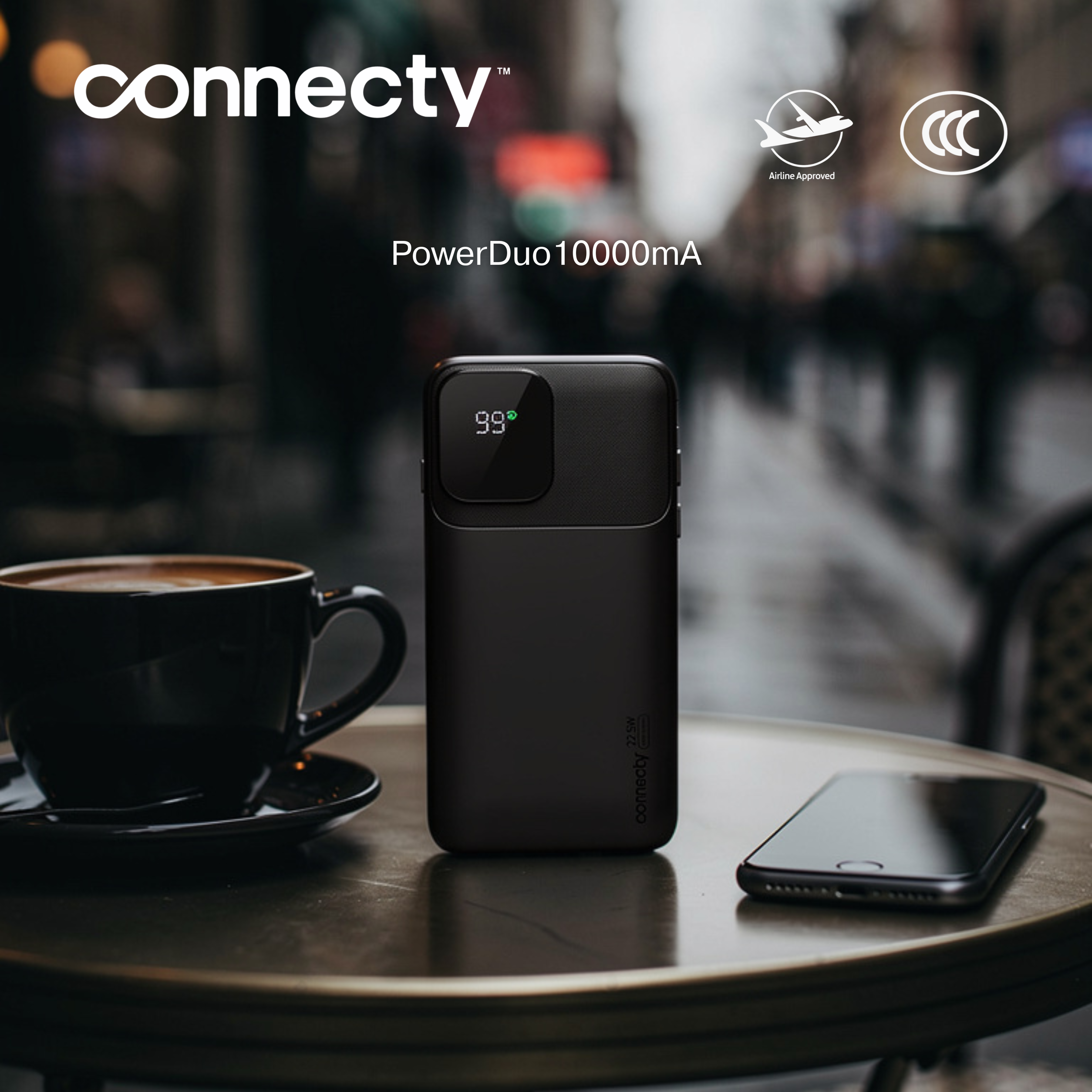 Connecty PowerDuo PD22.5w 10000mAh 雙輸出移動電源