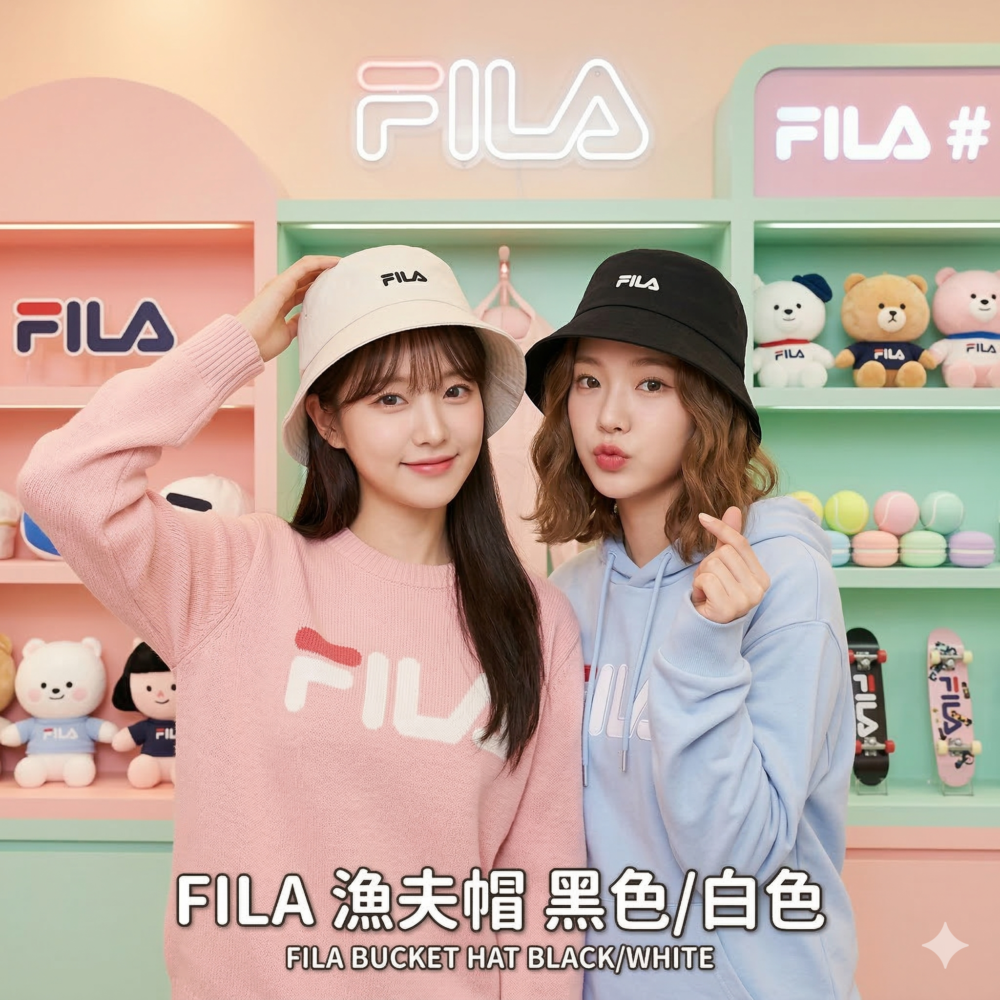 【直播】FILA LX031645 漁夫帽