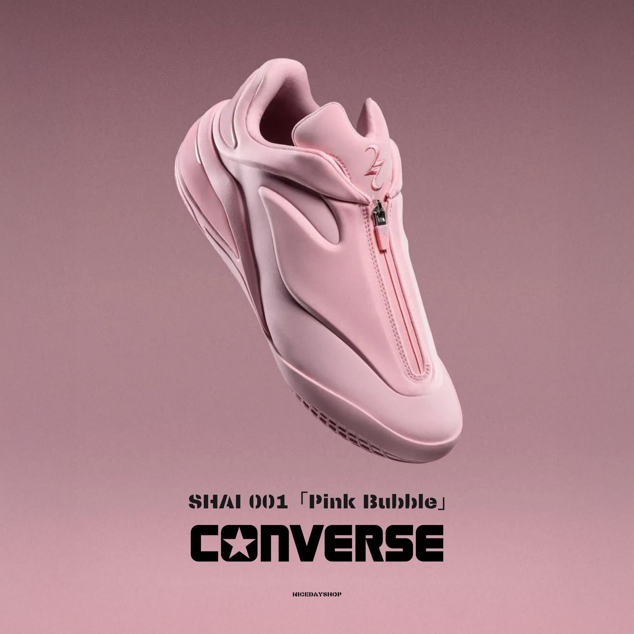 NICEDAY 代購 Converse SHAI 001 Pink Bubble 粉 粉色 泡泡粉 藍球鞋 實戰 A19838C
