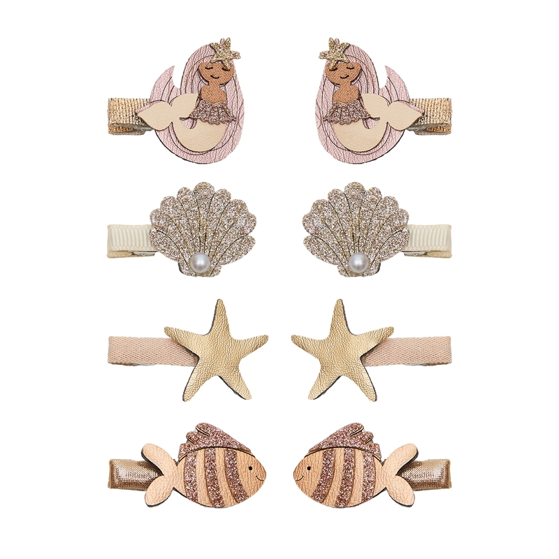 Mimi & Lula 海洋童話-閃耀海洋迷你髮夾8入