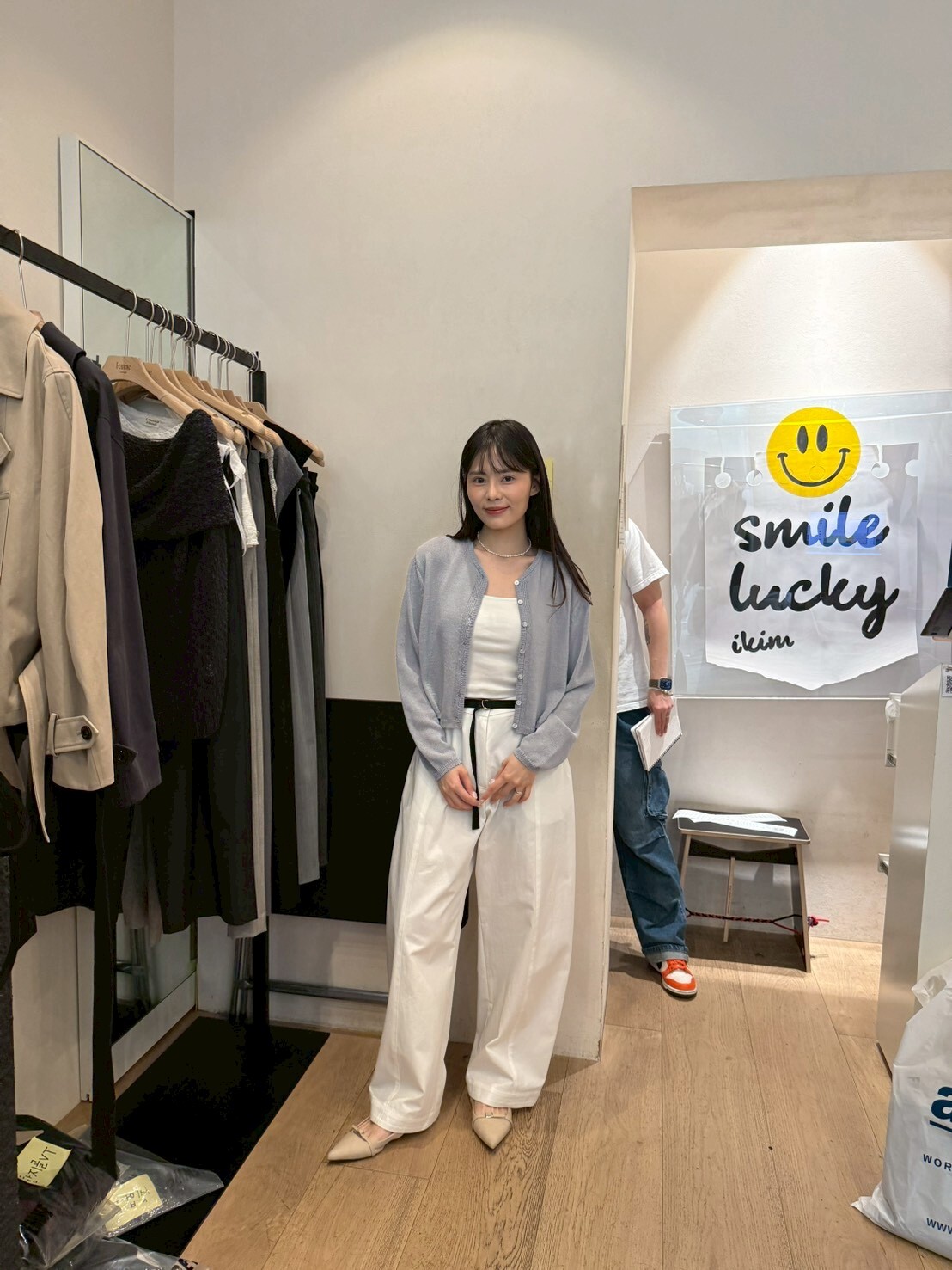 LF6034 簡約軟綿排扣小外套