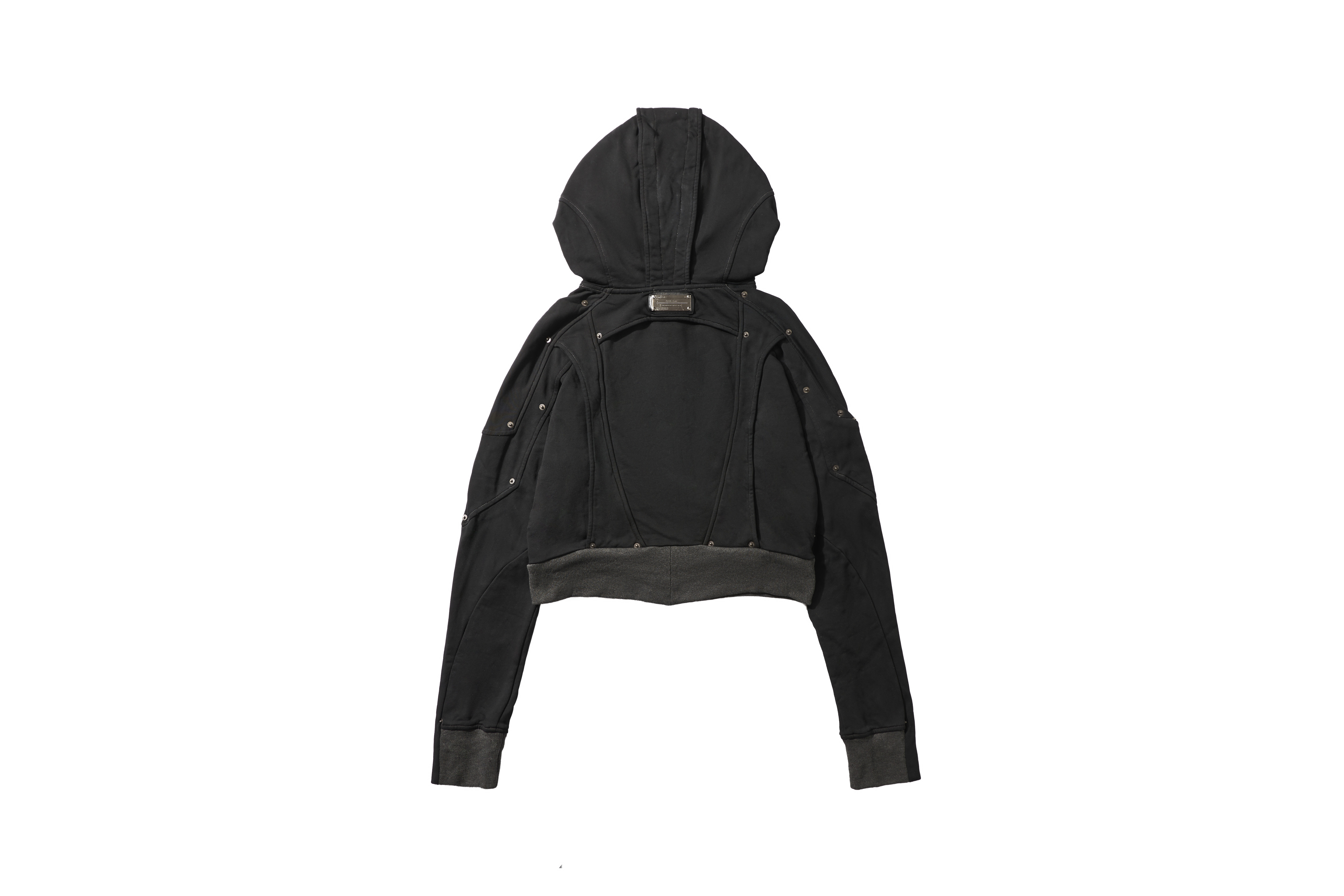 REMIX "M Threads Zip Hoodie" (Carbon Black)