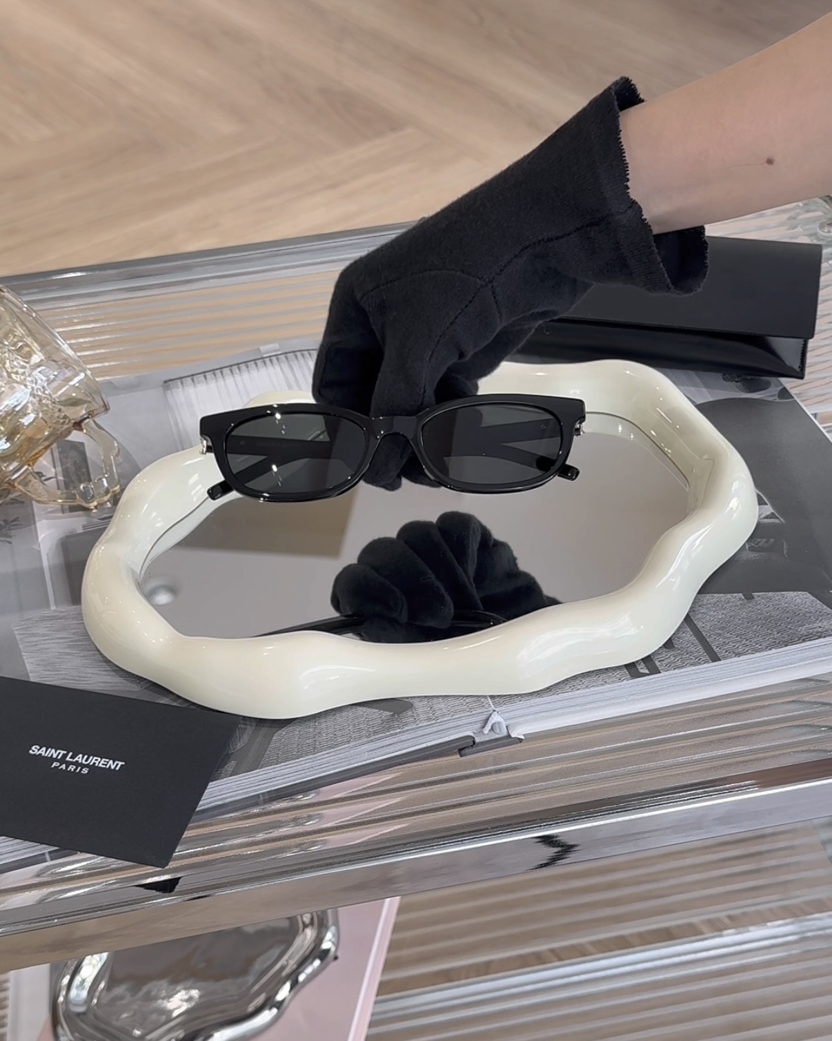 YSL｜SLM160 墨鏡 黑色