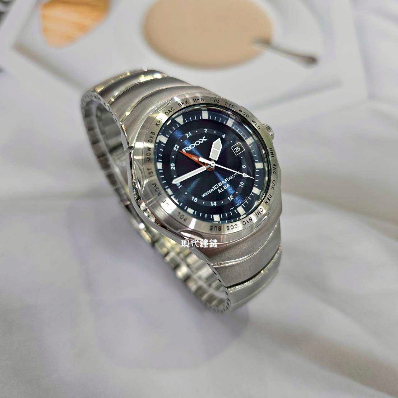 【ALBA 雅柏】WIRED跳躍時空 VX39-X001B 39mm 現代鐘錶