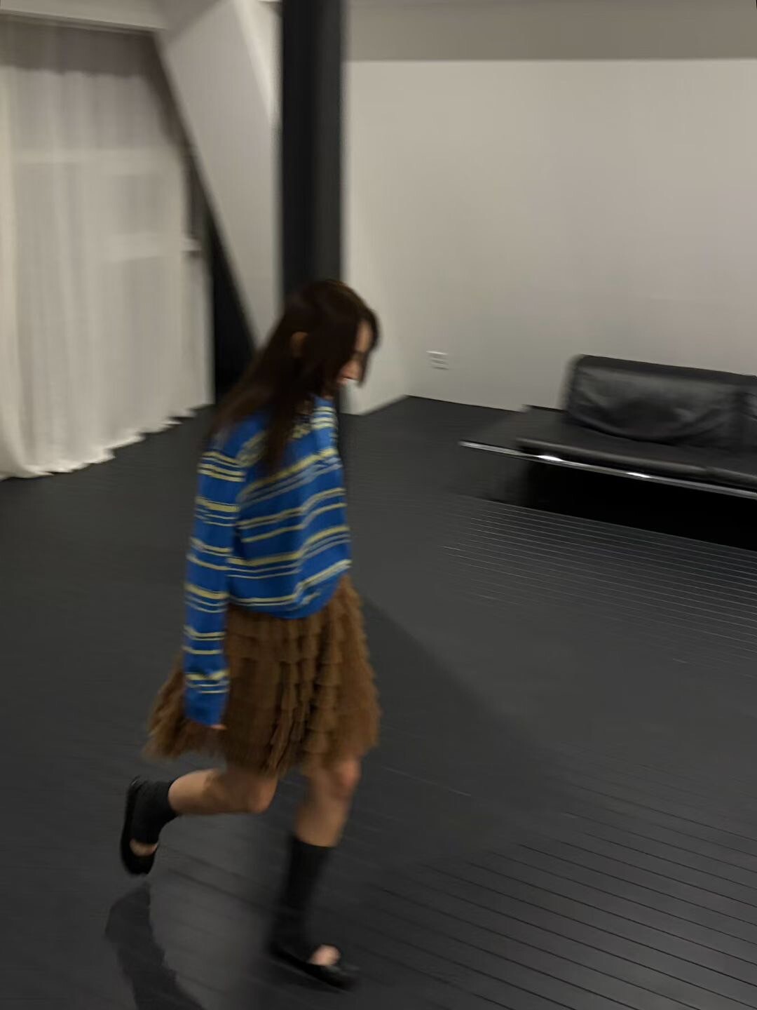 鬆緊腰可愛層次蛋糕短裙紗裙-F / 3色