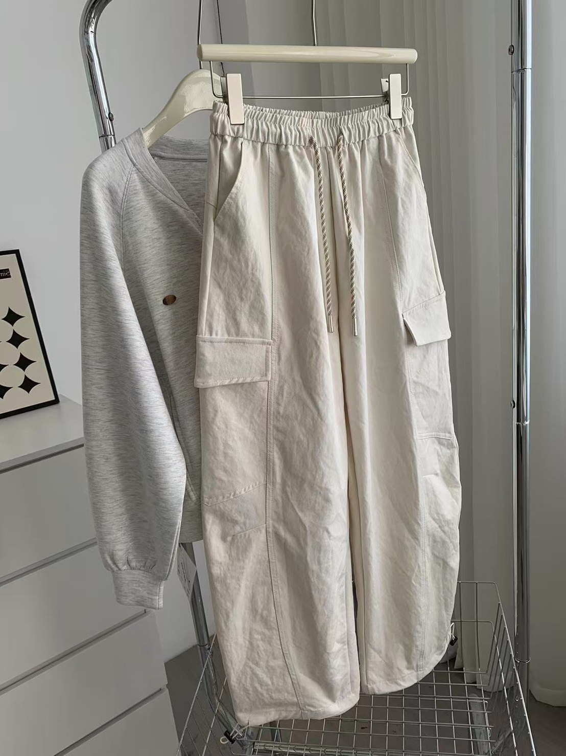 No.2356 休閒工裝彎刀褲