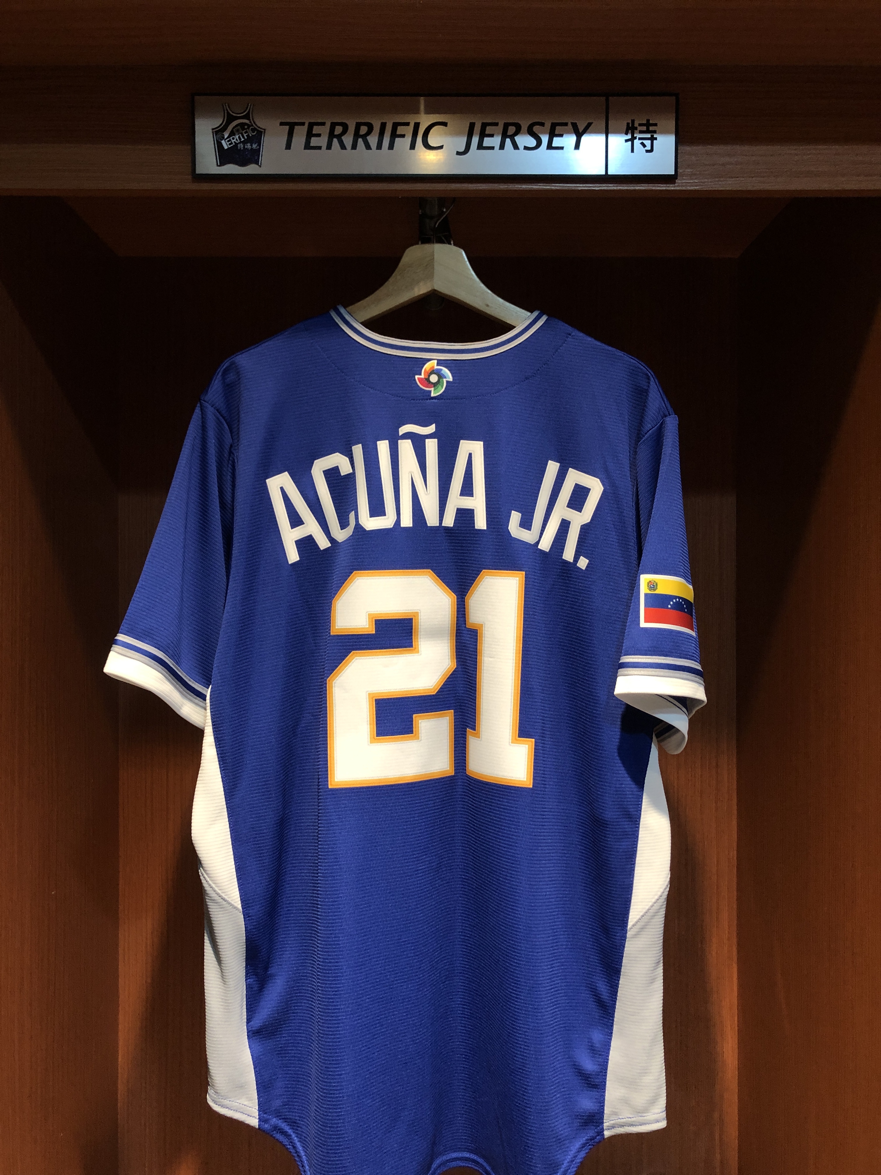 MLB球衣 Ronald Acuña Jr. 委內瑞拉藍 WBC 世界棒球經典賽 Team Venezuela Nike Stadium Jersey 球迷版 熱轉印 全新