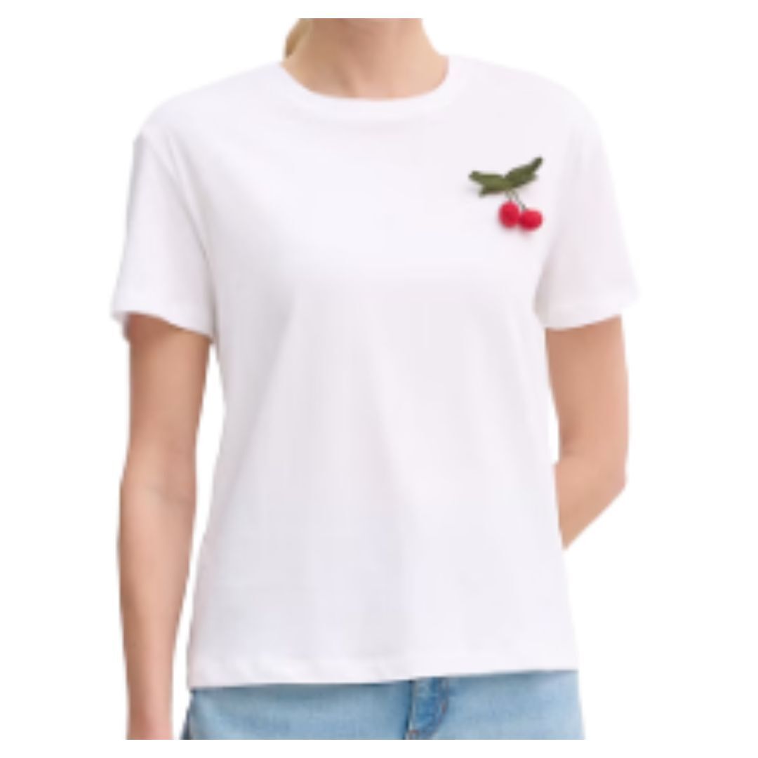 1TS0319-124 [TWINSET] T-Shirt White #261TT2271 (C-EU-E)