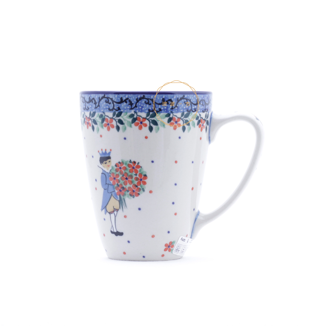 馬克杯-300ml-王子手捧花兒來