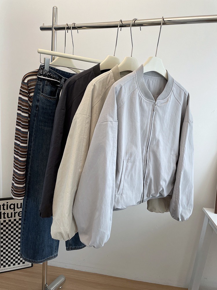 No.4156 短版棒球花苞外套