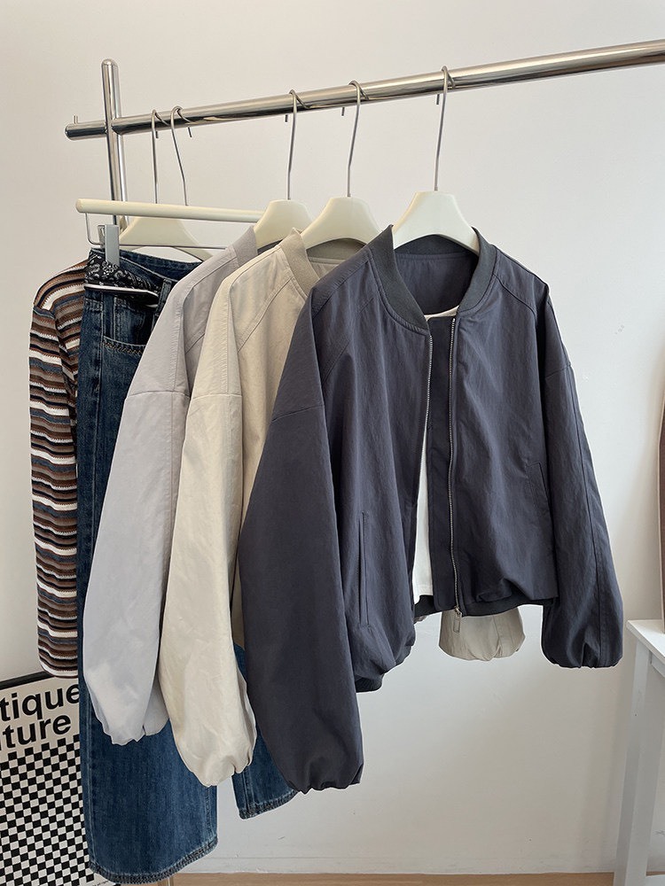 No.4156 短版棒球花苞外套