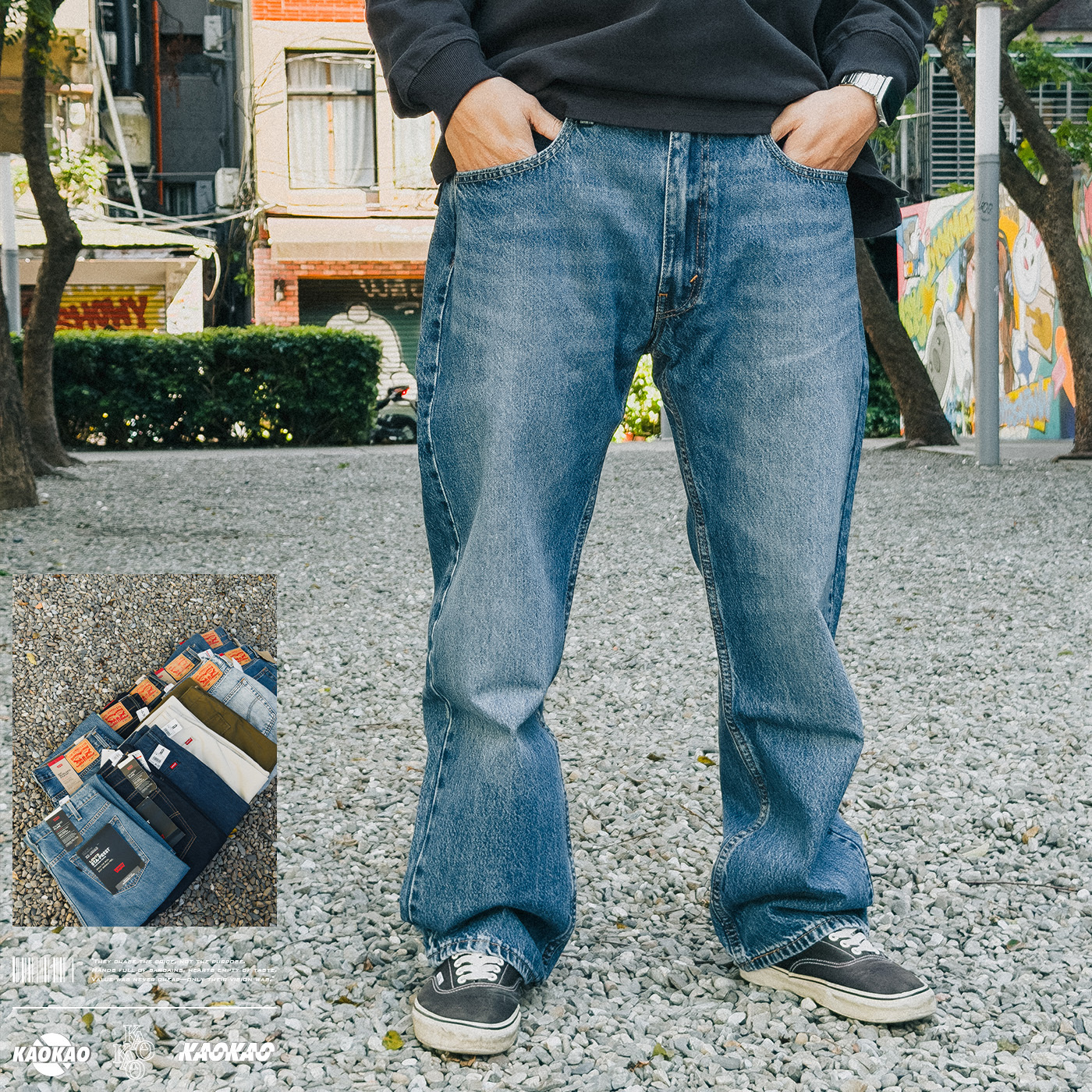 2026日本連線 Levi's Men's 555™ Relaxed Straight Jeans 直筒牛仔褲【A72230011】