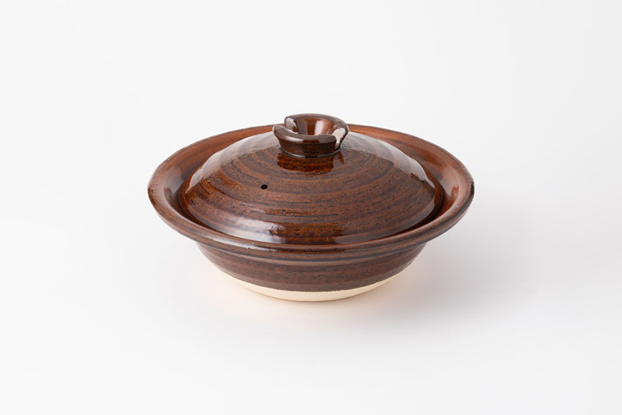 中川政七商店 - 信樂燒平土鍋 / 中 / 糖