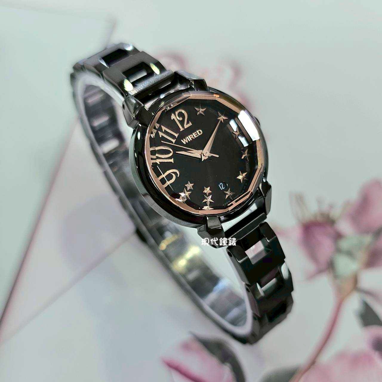 【ALBA 雅柏】WIRED相愛時刻星空限量 7N82-X010SD 26mm 現代鐘錶