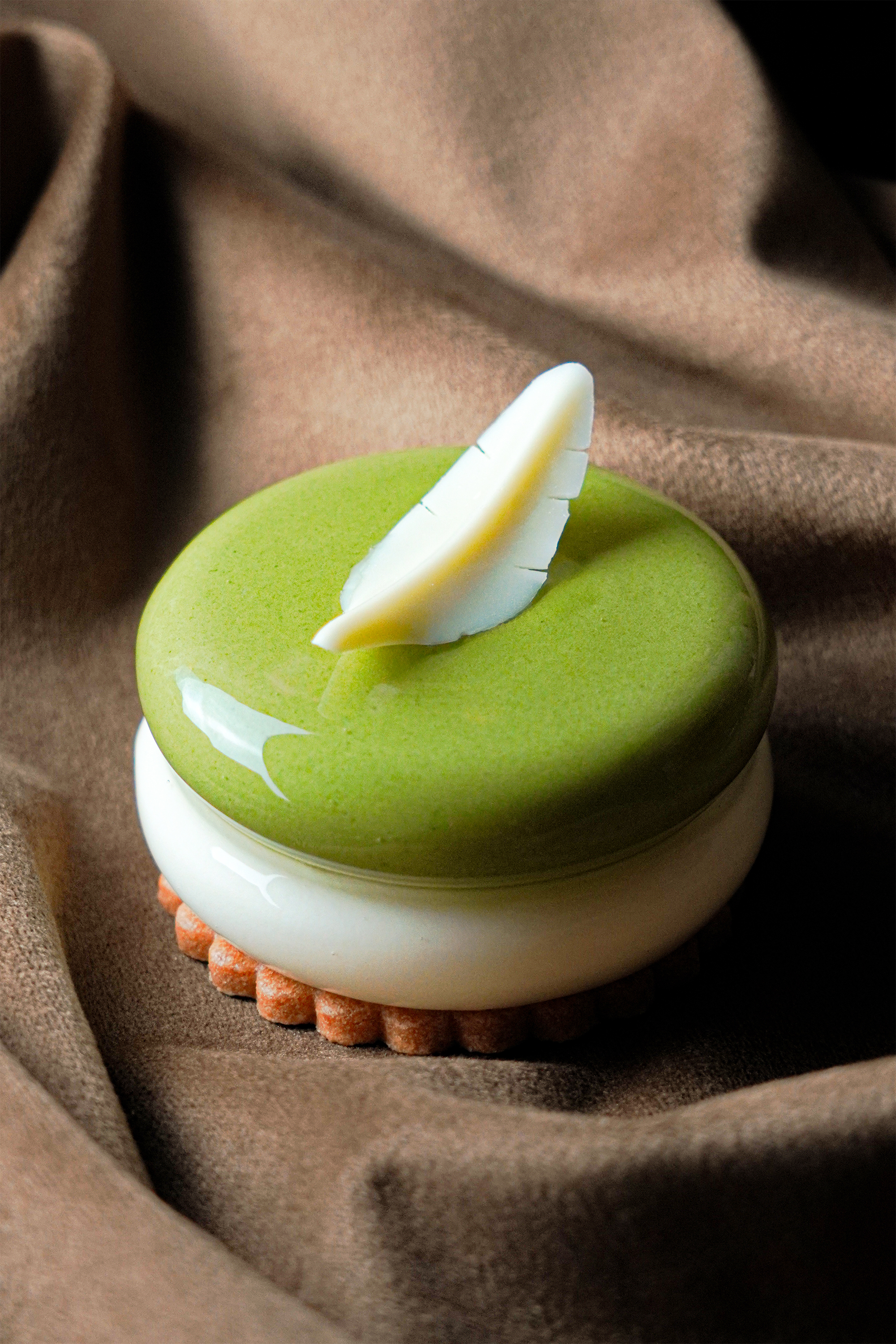 綠茶柚子慕士蛋糕