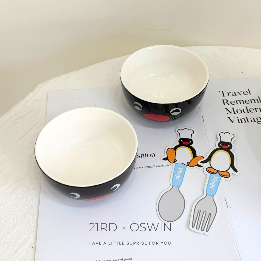 PINGU 企鵝家族 陶瓷 碗