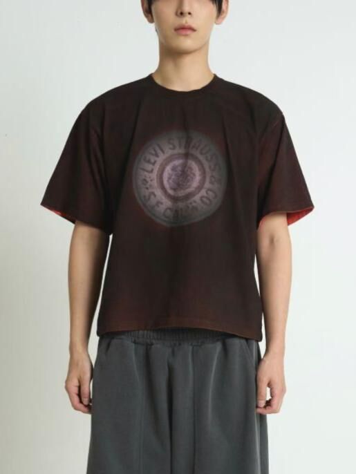 英文字圖案短袖Tee APT-024T