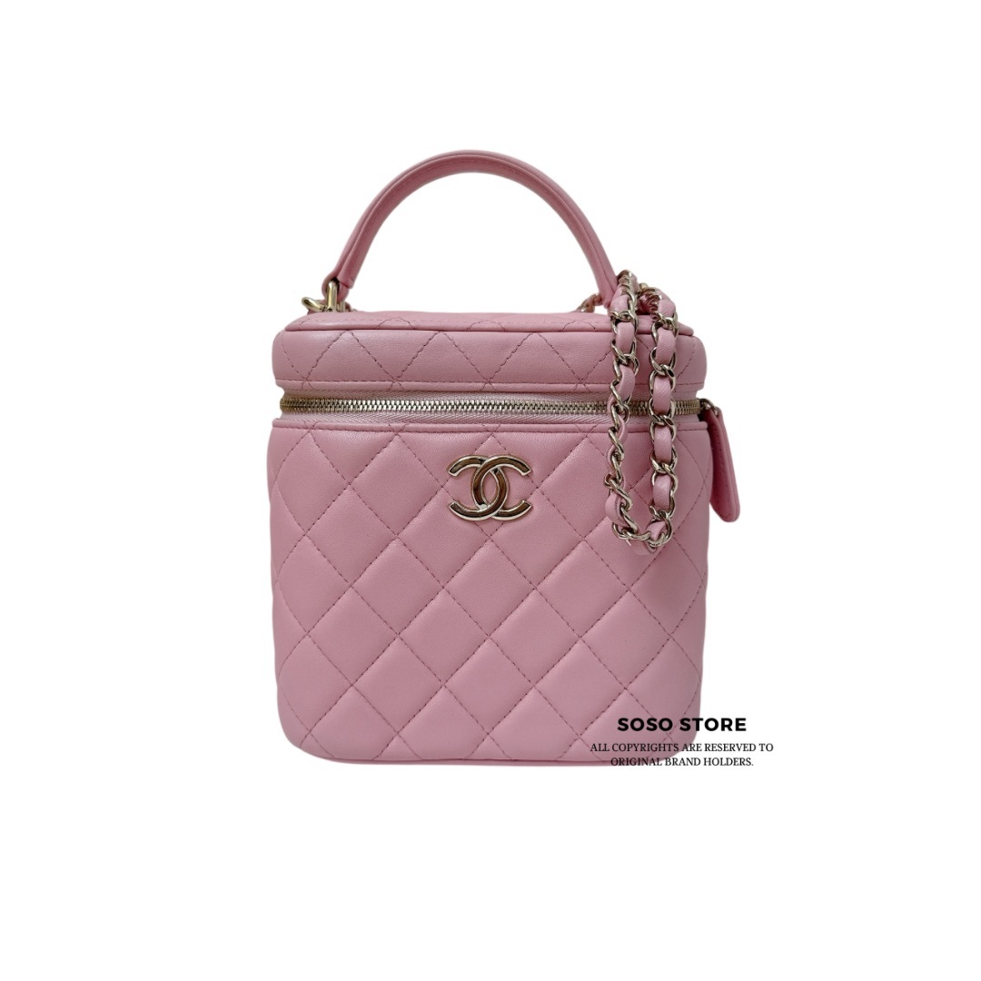 Chanel Vanity Case - Pink / GHW