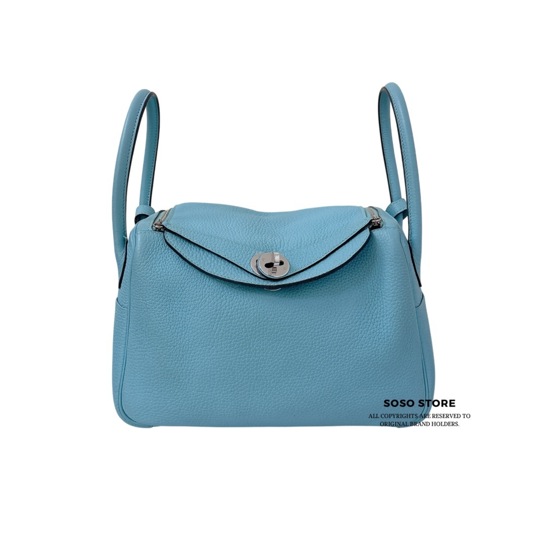 Hermes Lindy 26 - Bleu Atoll / SHW