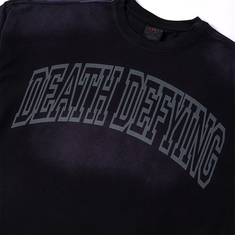 Nike Air Jordan Brand Death Defying Ss Tee 短T 黑 刷舊 廢土風 IO9590-010