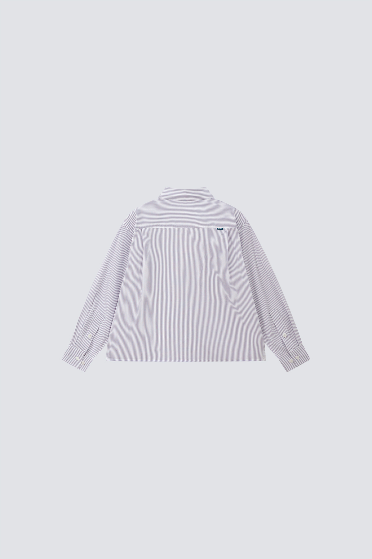 Strip cropped shirt｜White｜Hong Kong Original Design