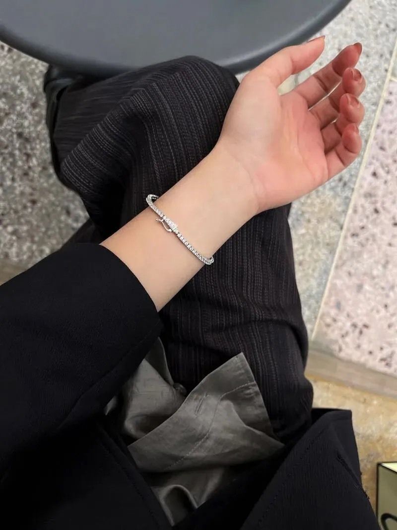 韓國近期最火🔥 LLOYD 經典款閃鑽 網球 手鏈