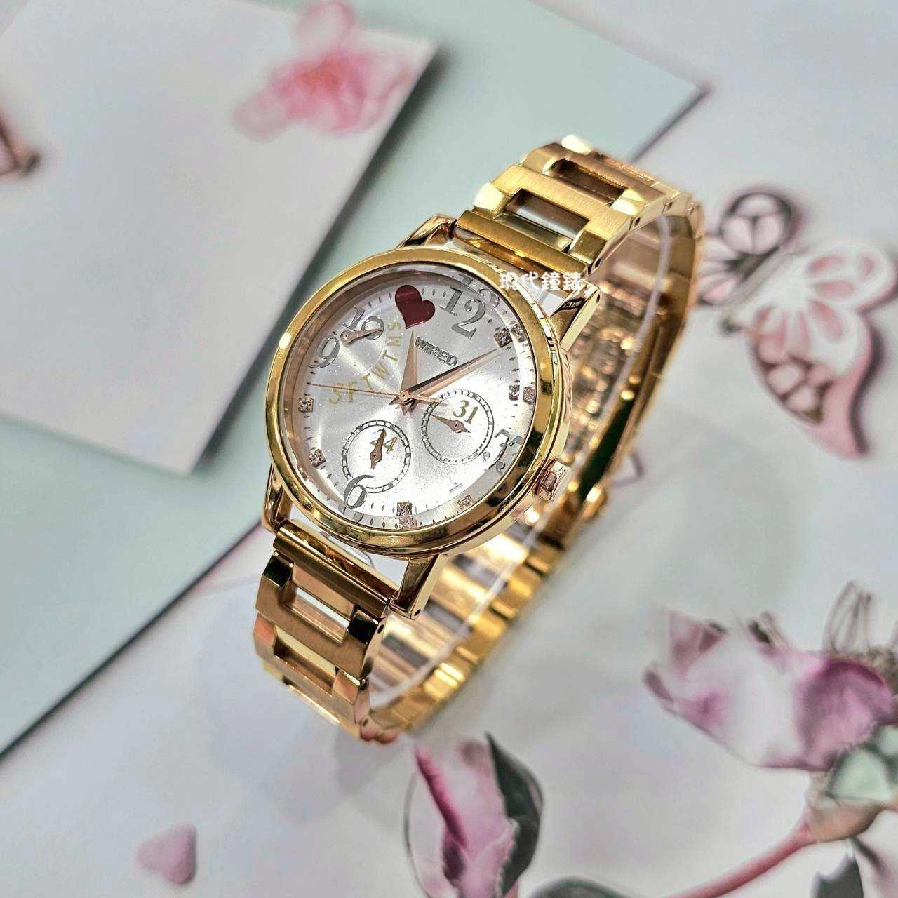 【ALBA 雅柏】WIRED限定時裝-舞會皇后 5Y66-X005O 33mm 現代鐘錶