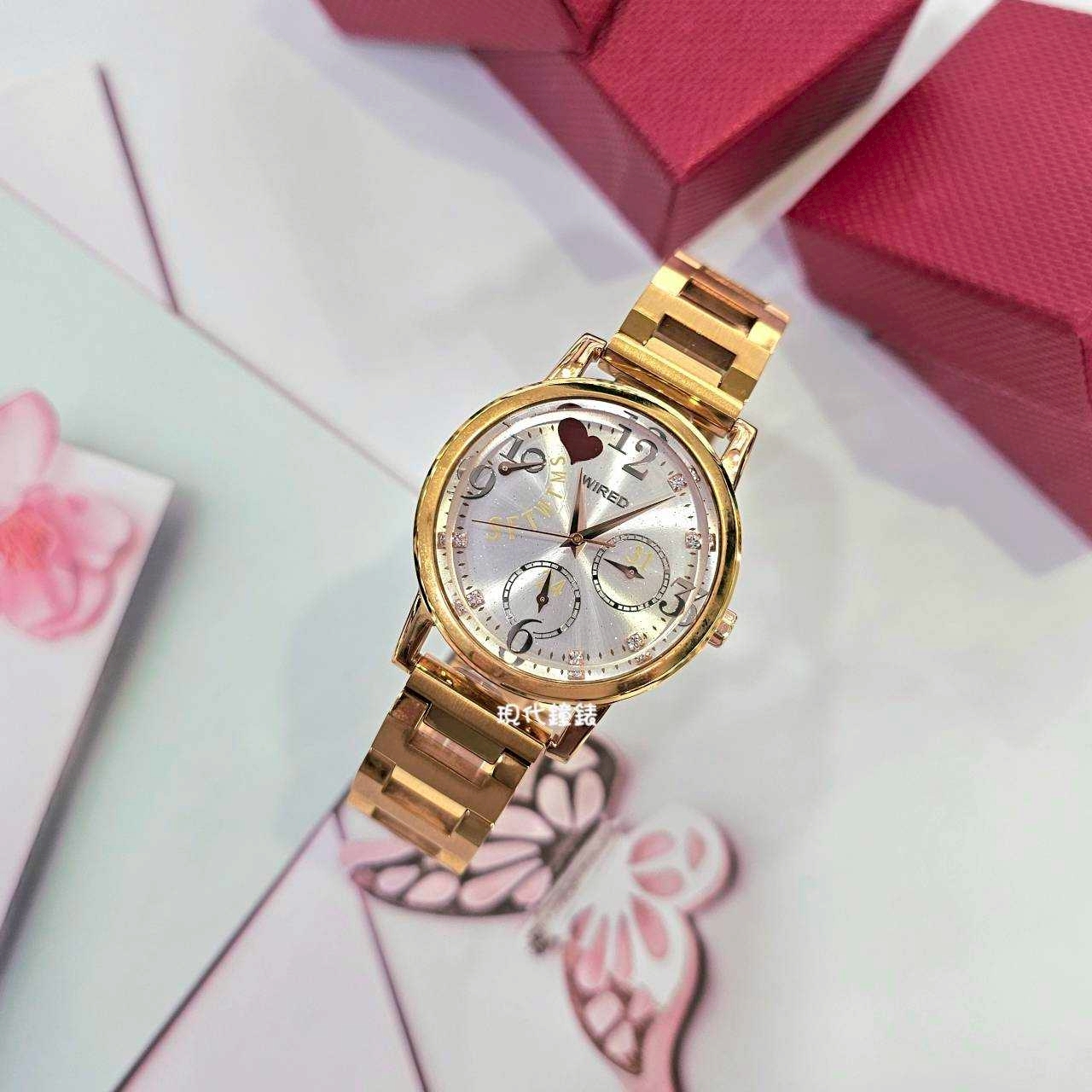 【ALBA 雅柏】WIRED限定時裝-舞會皇后 5Y66-X005O 33mm 現代鐘錶