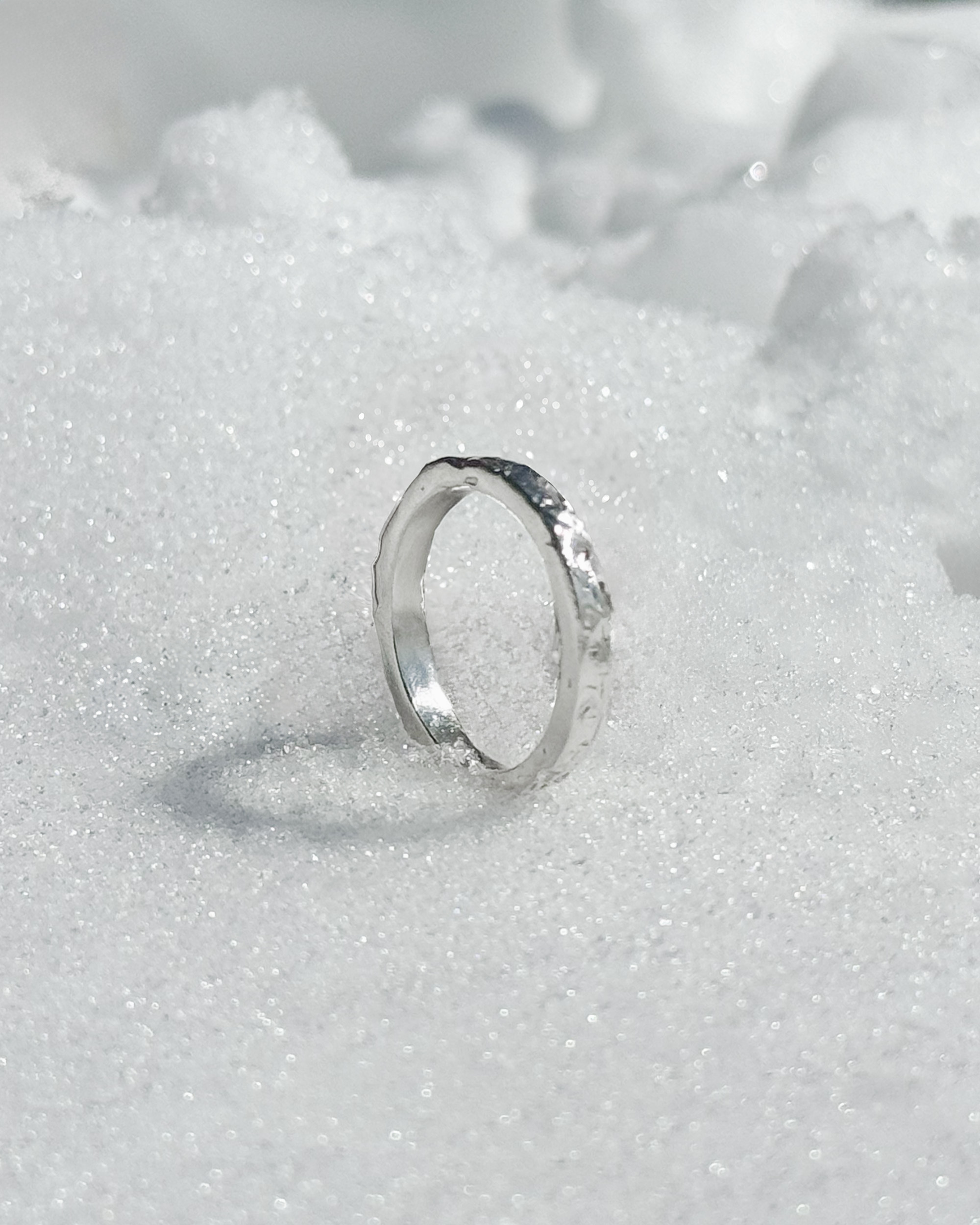 PROJ-ORNMNT 熔岩銀戒 3mm